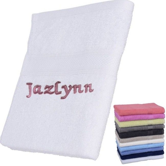 schuif inspanning Winkelier Handdoek met naam geborduurd, vele kleuren, Bestel online