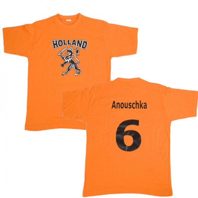 Broer Regelmatigheid Slepen Holland t-shirt met naam bedrukt