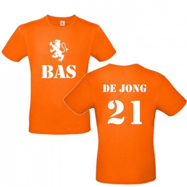 Oranje shirt naam Koningsdag|Voetbal