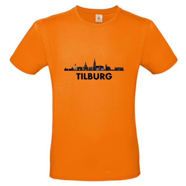 Skyline shirt Tilburg met naam of tekst KoterKado